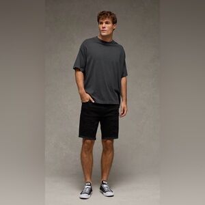 American Eagle Men's Black Airflex Casual Shorts